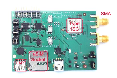 Murata LBAD0XX1SC-DM-EVK-B Type 1SC Evaluation Kit